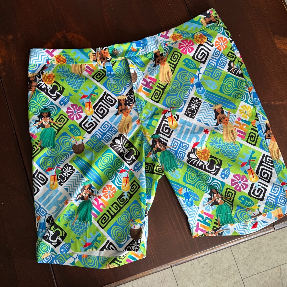 Men’s LoudMouth Hula Girl Golf Shirts. Size 44